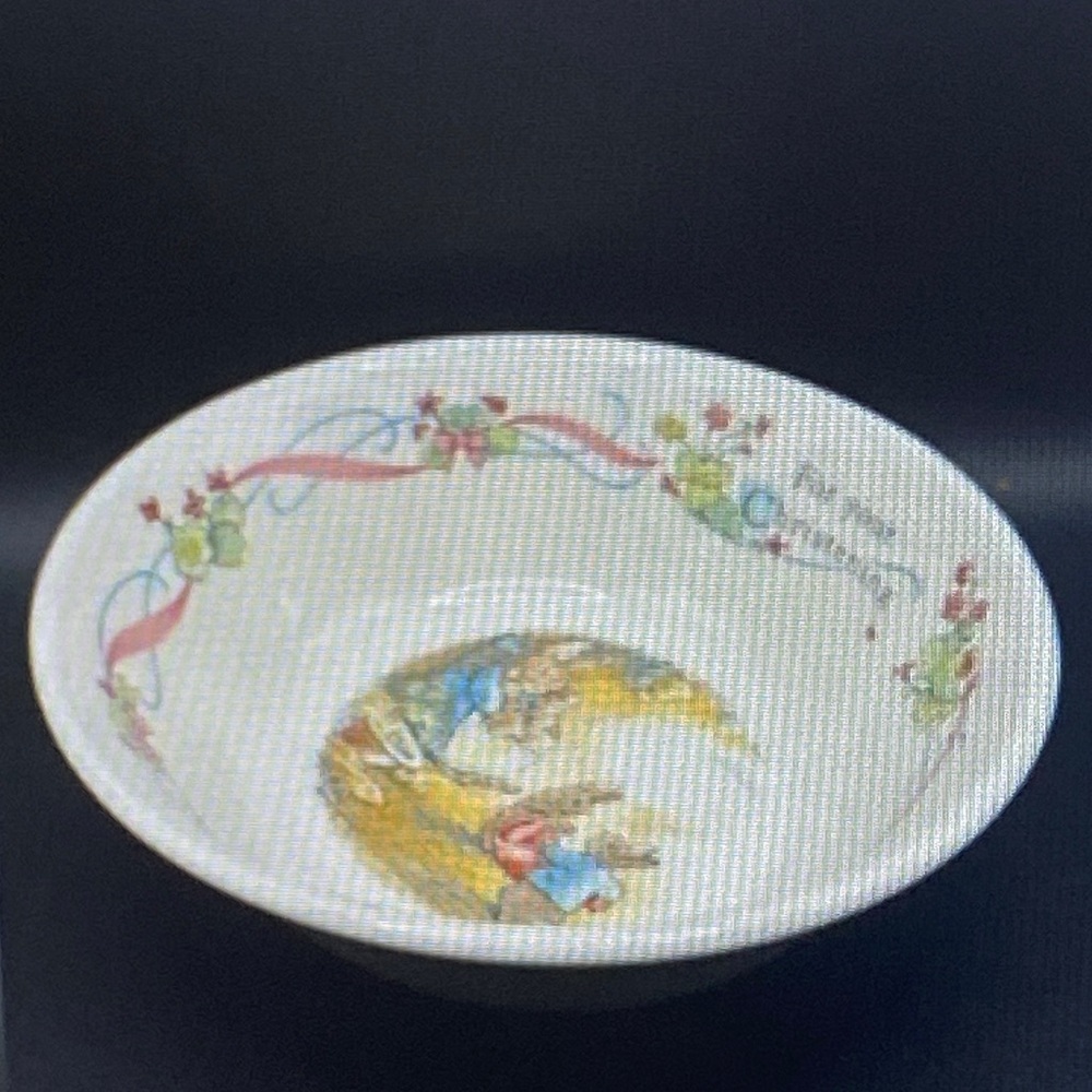 Vintage Beatrix Potter Wedgwood Peter Rabbit For Your Christening Bowl, England